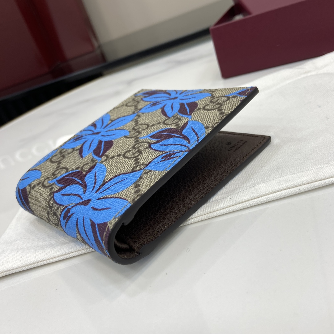 Gucci Bi-fold GG Printed Wallet - DesignerGu