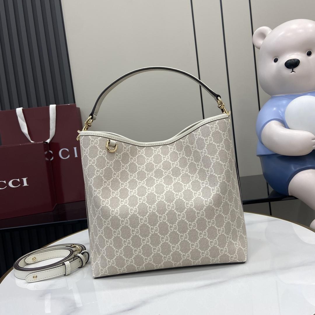 Gucci GG Emblem Small Shoulder Bag - DesignerGu