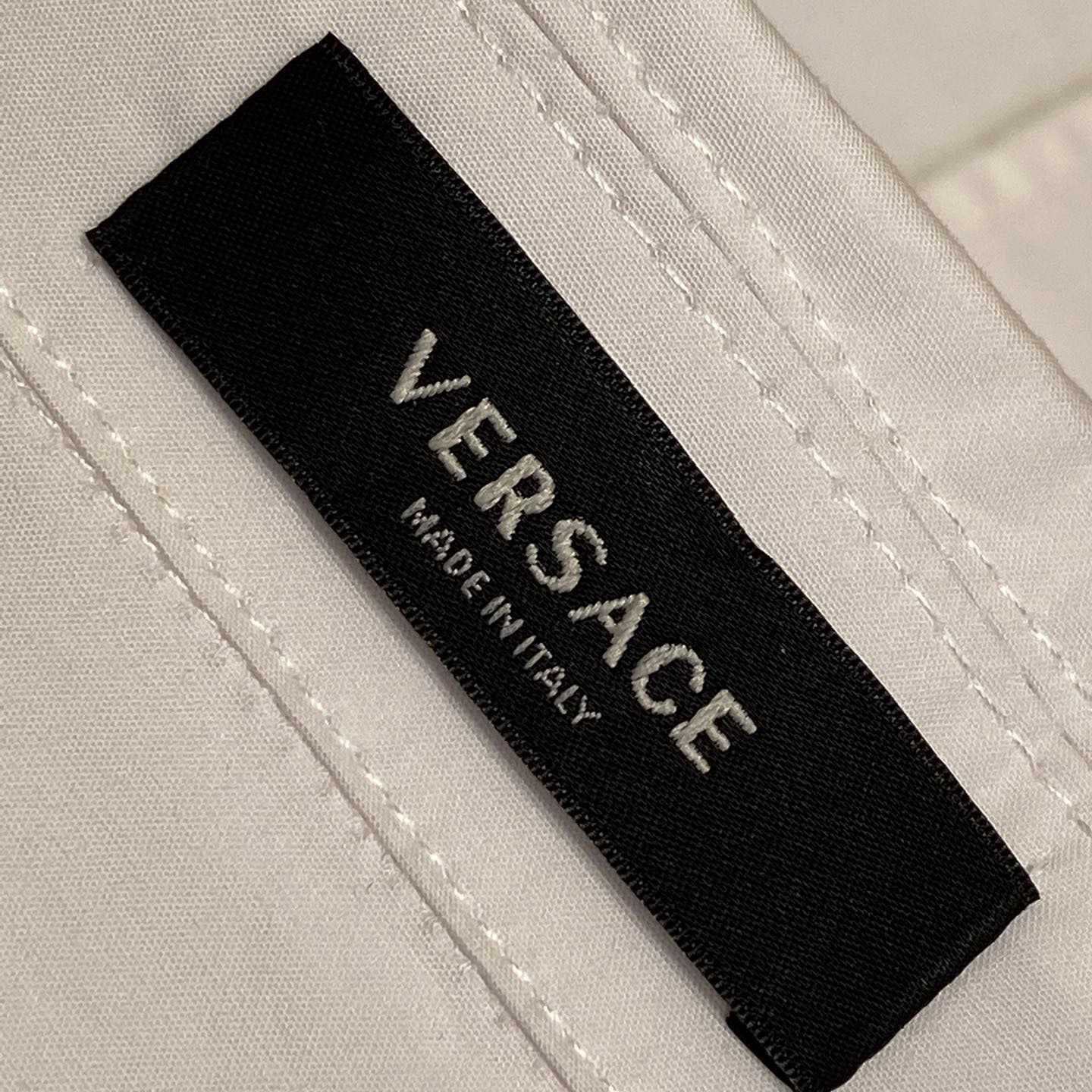 Versace Barocco Sea Cotton Shirt - DesignerGu