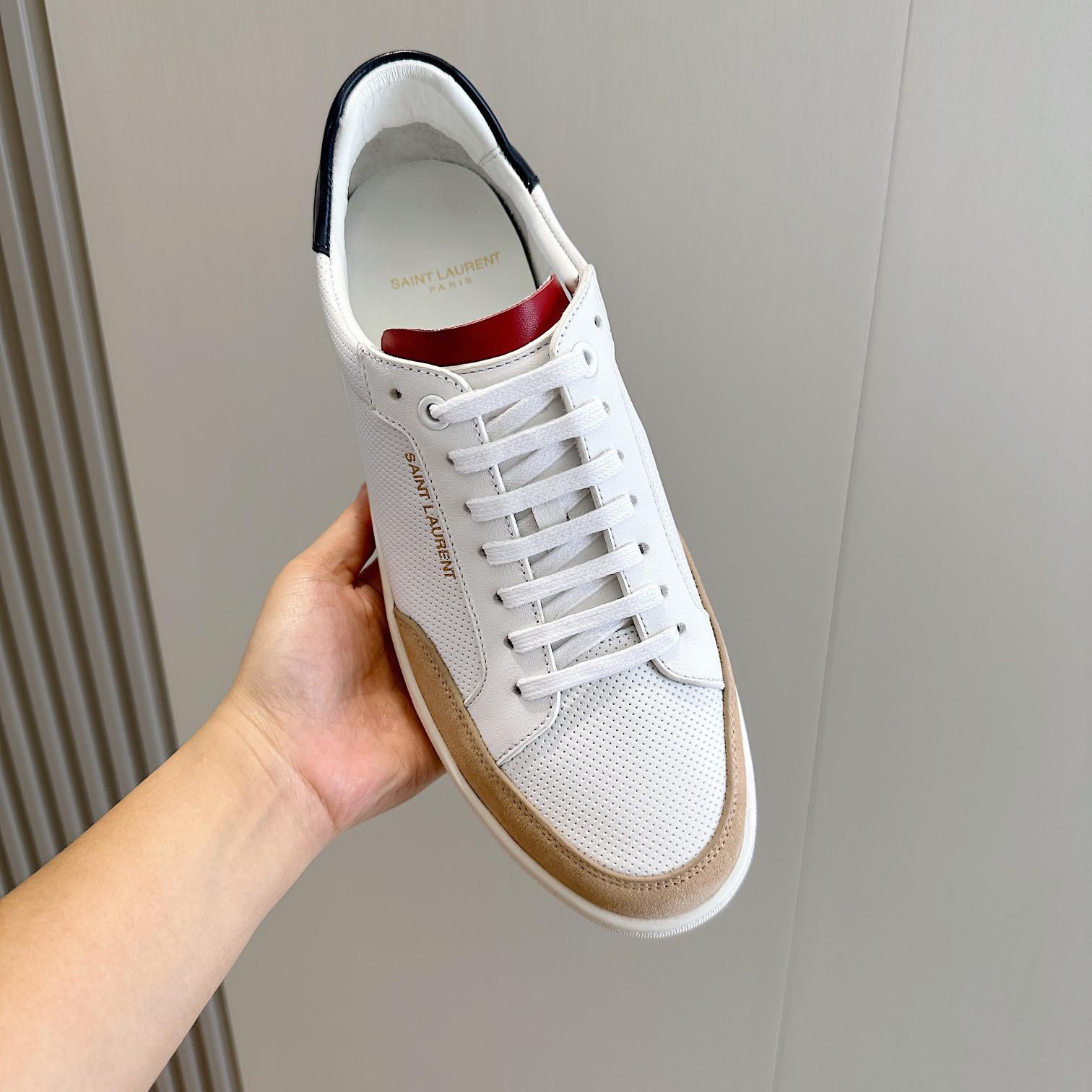 Saint Laurent Court Classic SL/10 Sneakers - DesignerGu