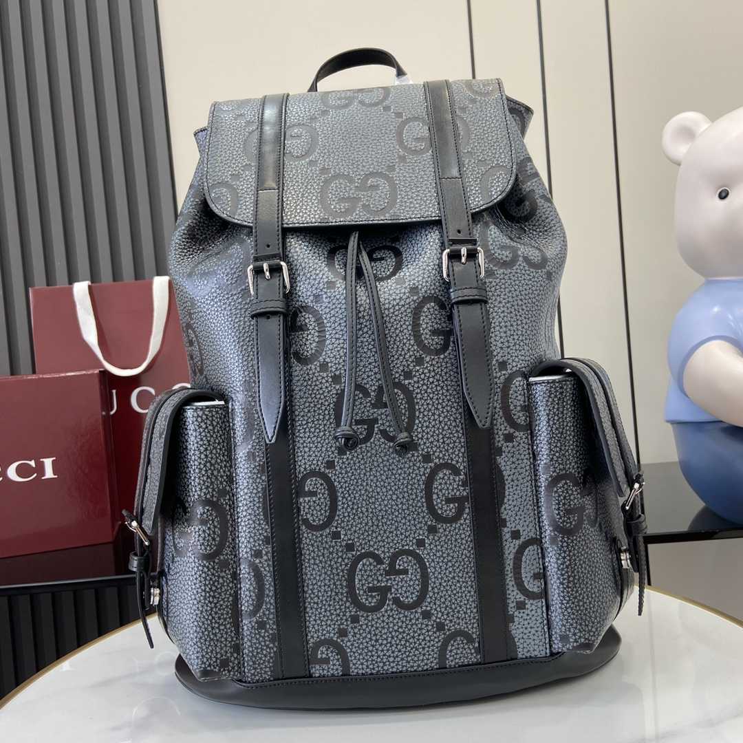 Gucci Large Jumbo GG Backpack - DesignerGu