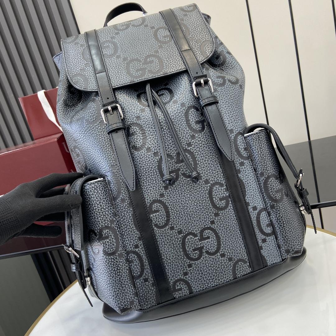 Gucci Large Jumbo GG Backpack - DesignerGu