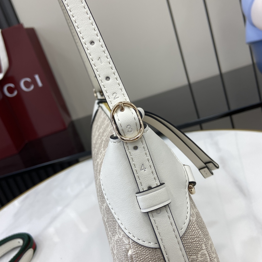 Gucci GG Emblem Small Shoulder Bag - DesignerGu