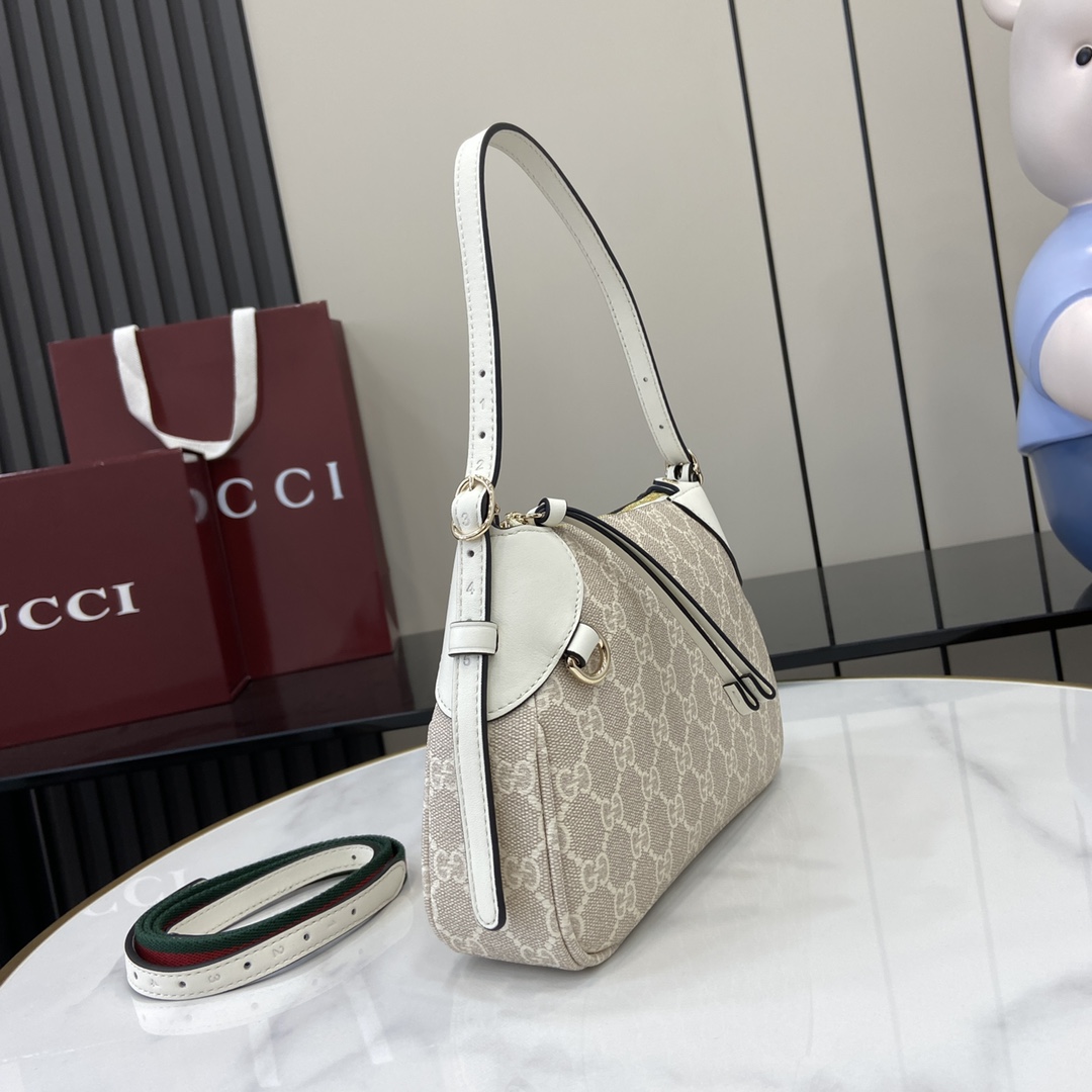 Gucci GG Emblem Small Shoulder Bag - DesignerGu