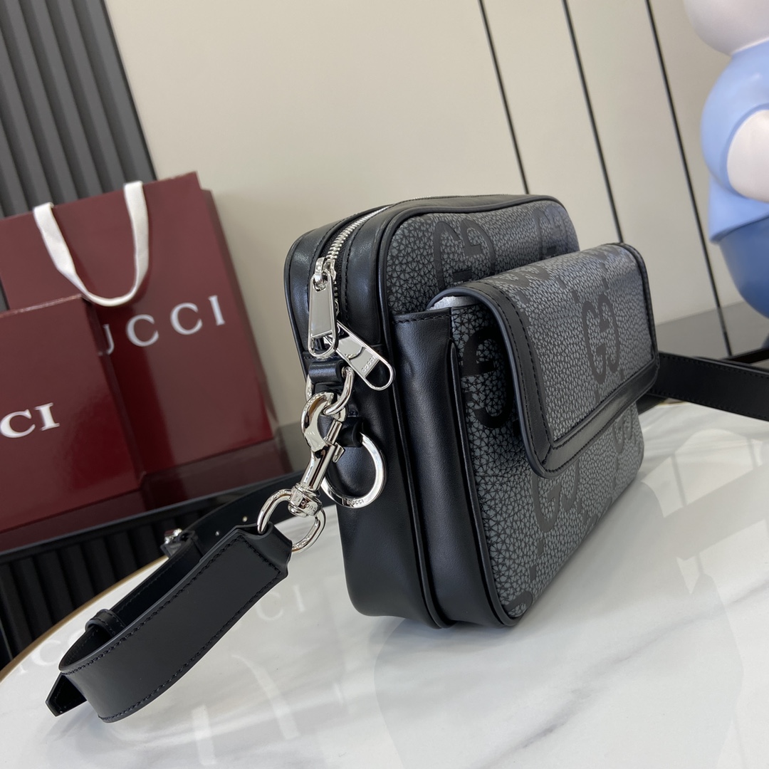 Gucci Small Jumbo GG Crossbody Bag - DesignerGu