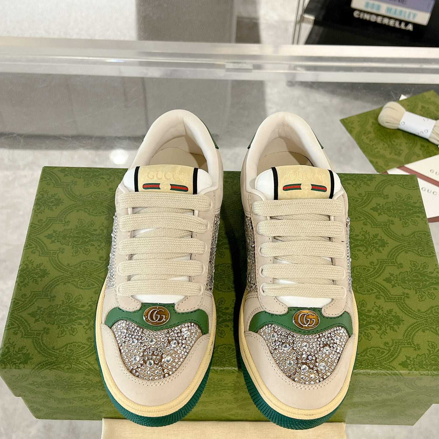 Gucci Women's Screener Sneaker - DesignerGu