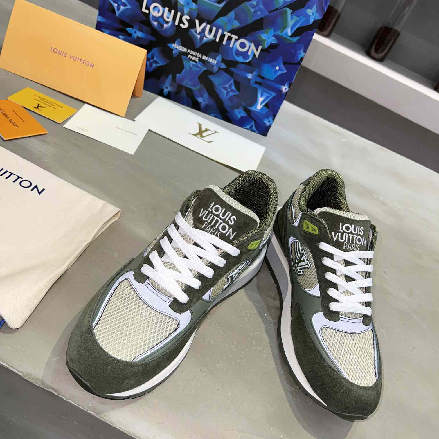 Louis Vuitton Run Away Sneaker   (upon uk size) - DesignerGu