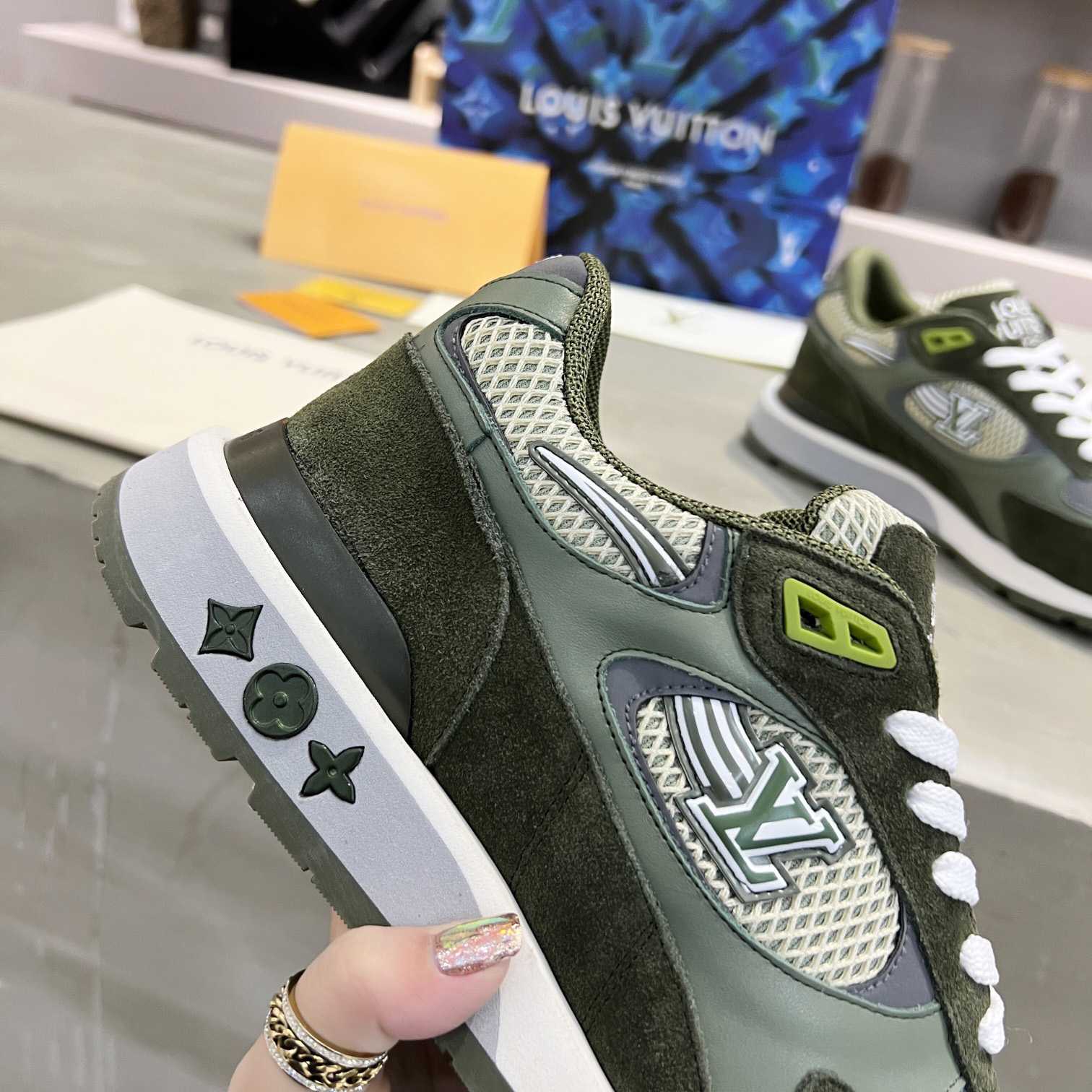 Louis Vuitton Run Away Sneaker   (upon uk size) - DesignerGu