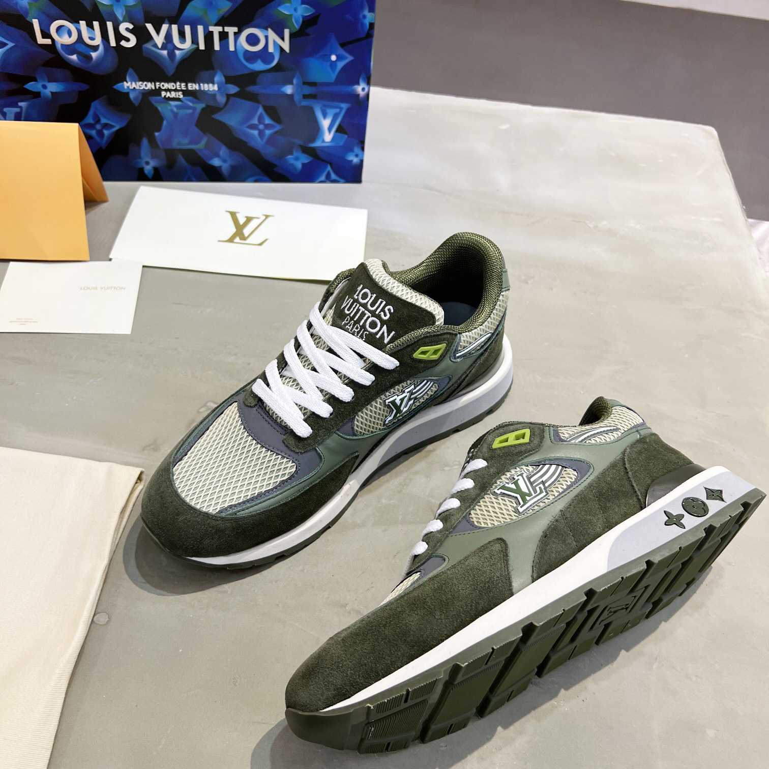 Louis Vuitton Run Away Sneaker   (upon uk size) - DesignerGu