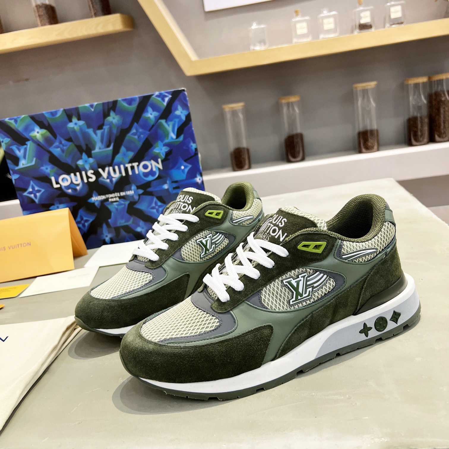 Louis Vuitton Run Away Sneaker   (upon uk size) - DesignerGu