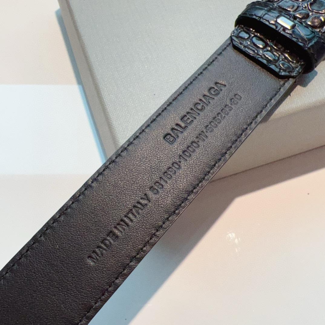 Balenciaga Leather Belt - DesignerGu