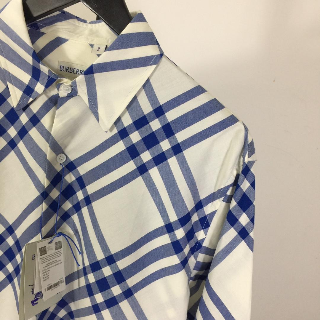 Burberry Check Cotton Shirt - DesignerGu