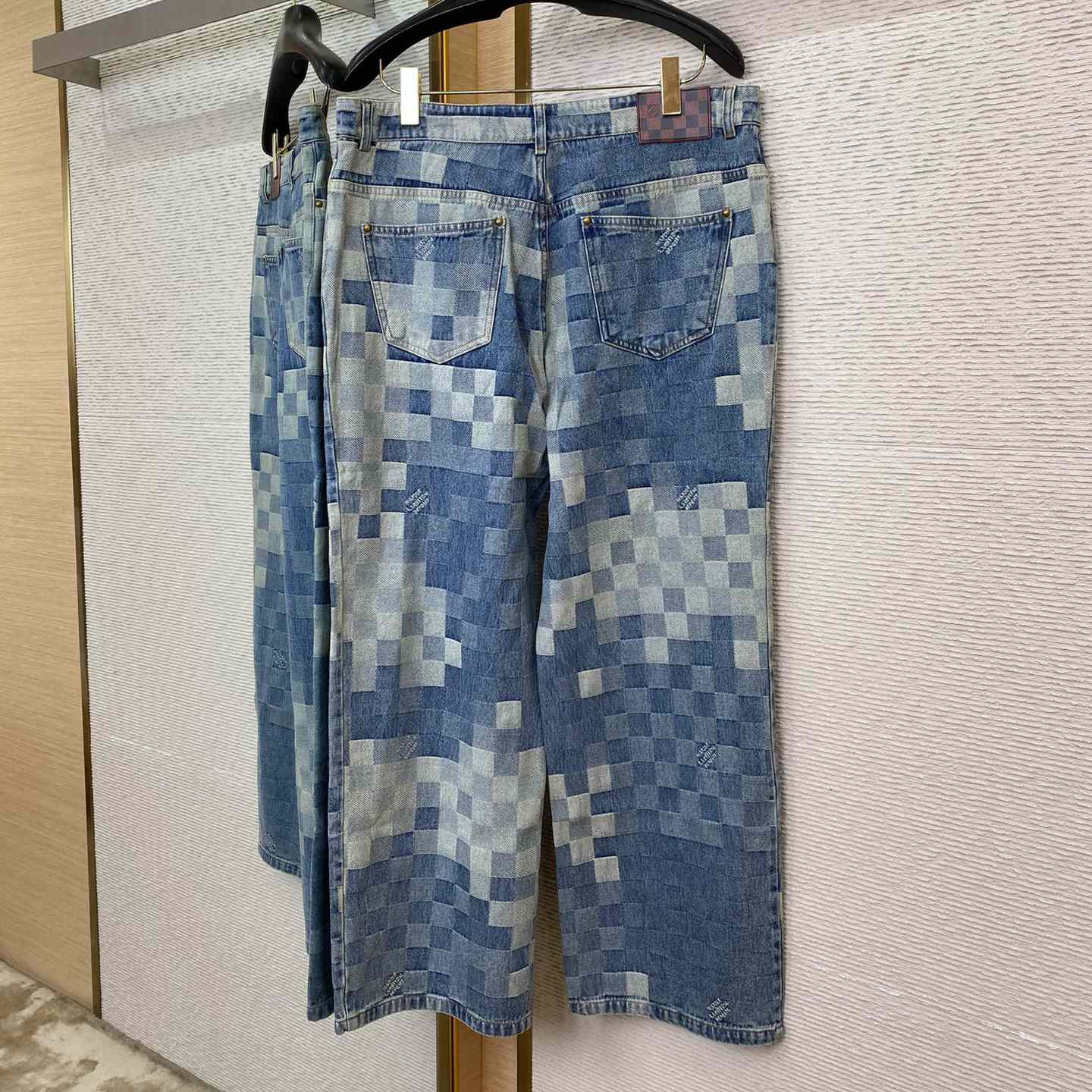 Louis Vuitton Damier Denim Pants - DesignerGu