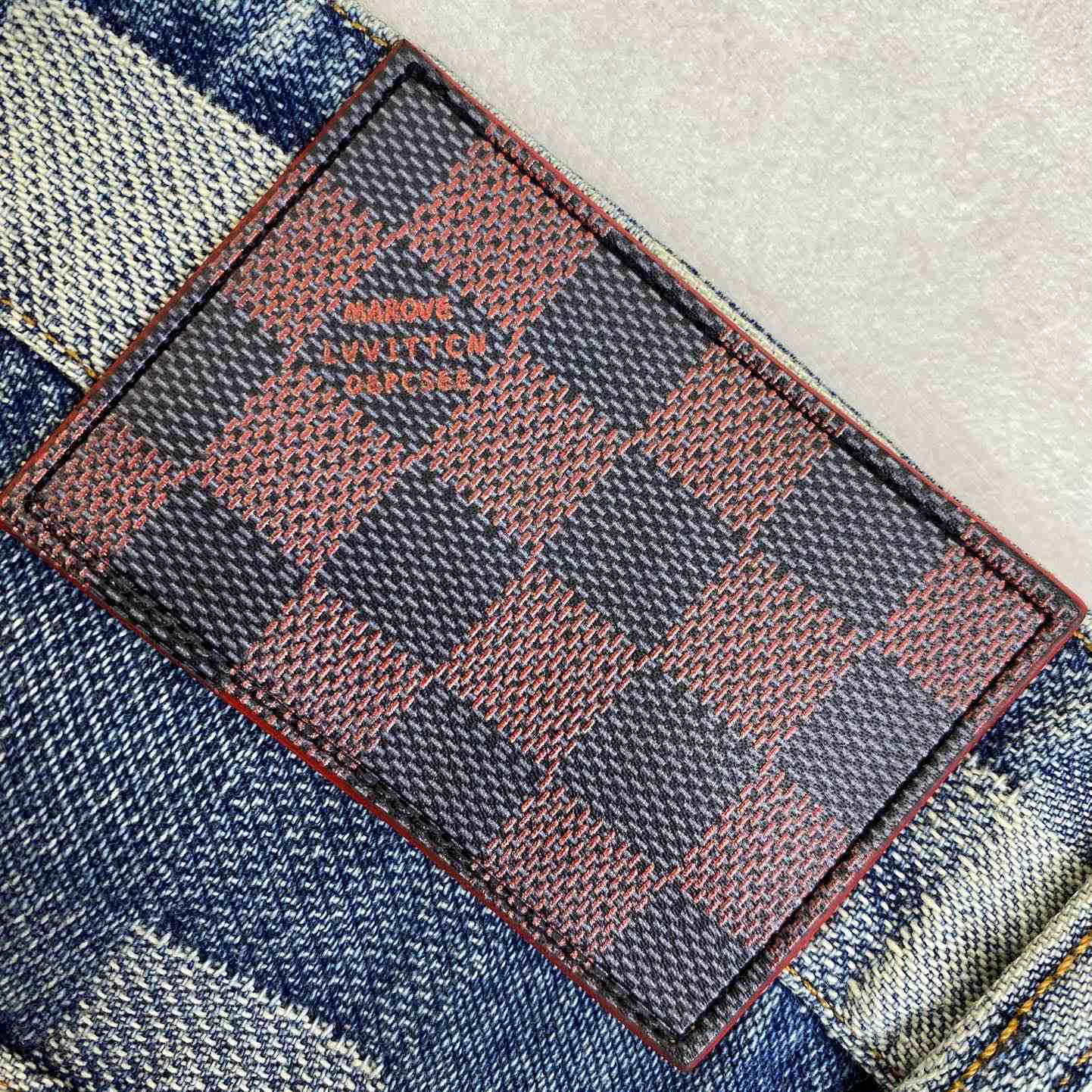 Louis Vuitton Damier Denim Pants - DesignerGu