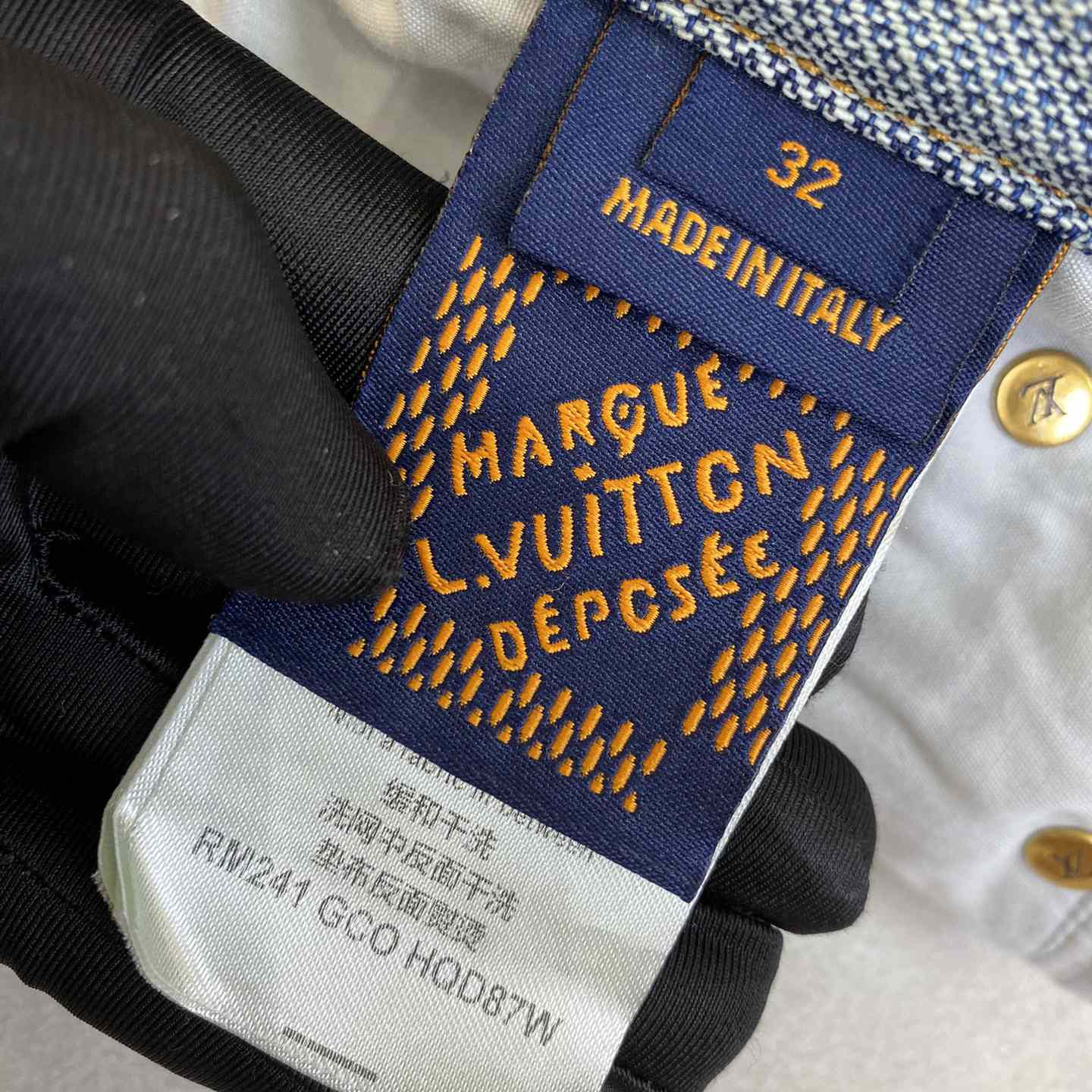 Louis Vuitton Damier Denim Pants - DesignerGu