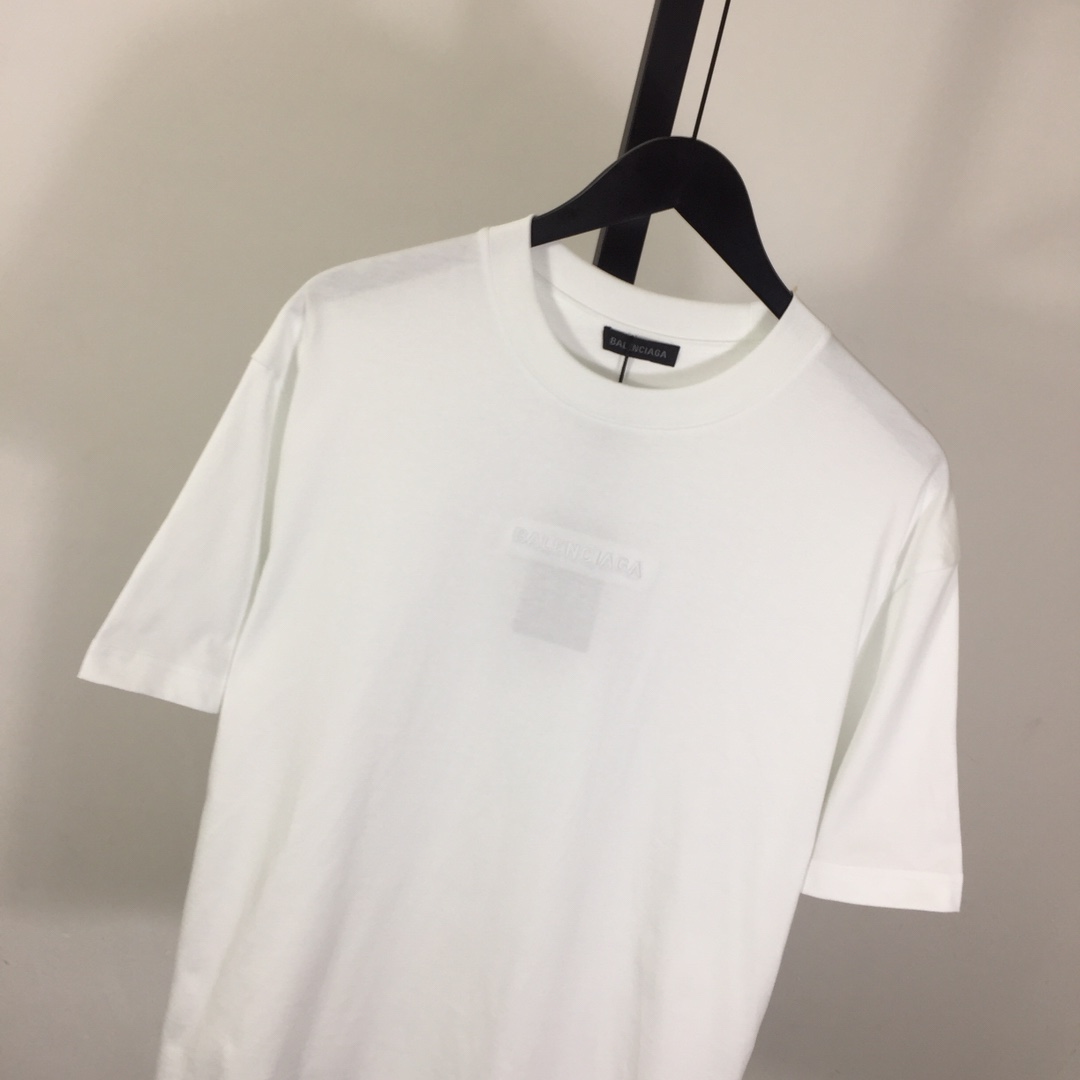 Balenciaga Cotton Jersey T-shirt With Embroidery - DesignerGu