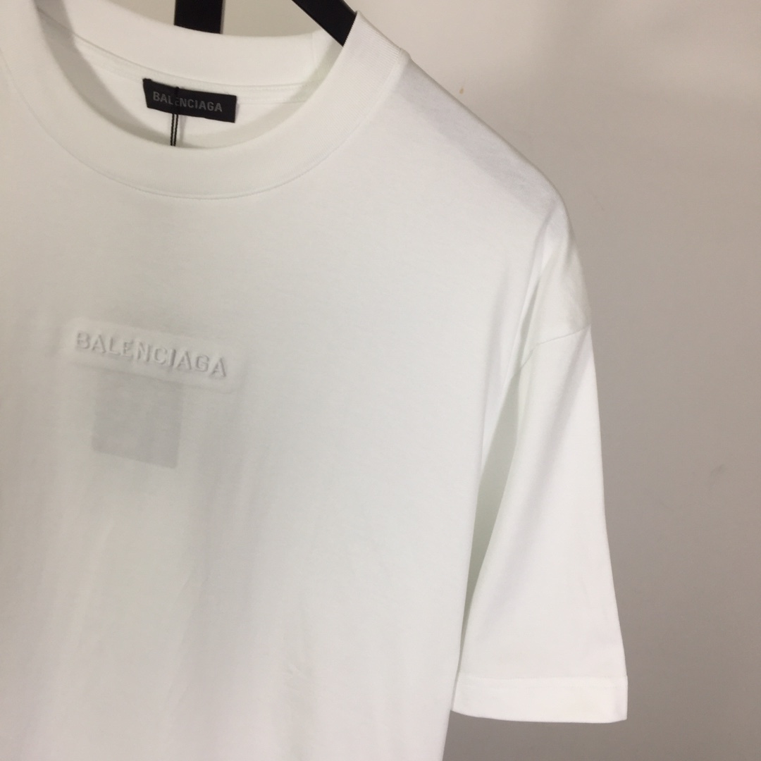 Balenciaga Cotton Jersey T-shirt With Embroidery - DesignerGu