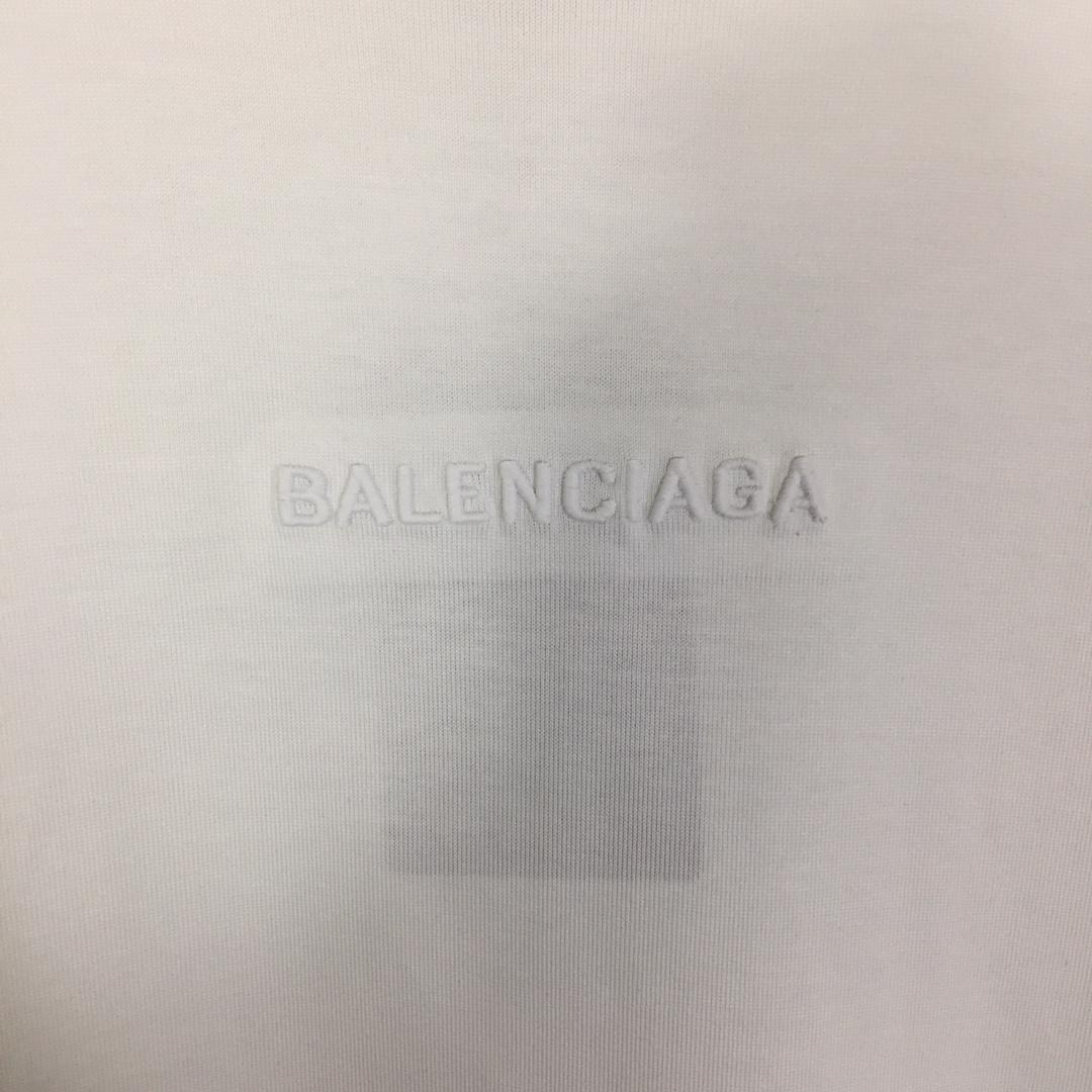 Balenciaga Cotton Jersey T-shirt With Embroidery - DesignerGu