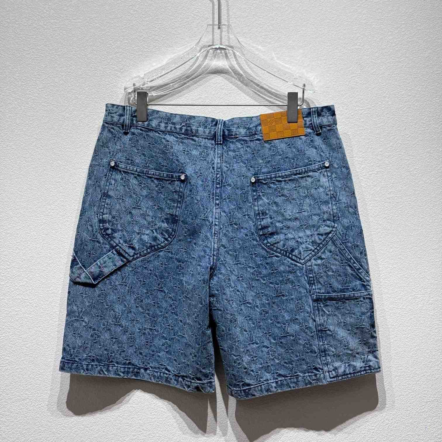 Louis Vuitton Monogram Denim Shorts - DesignerGu