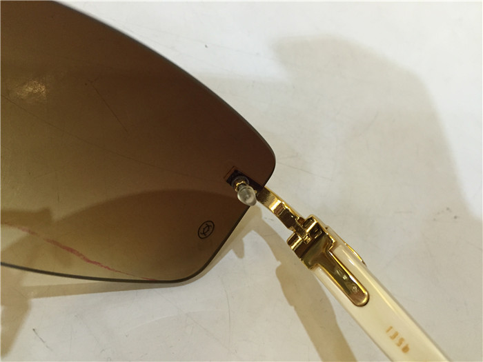 Cartier 3524012 White Buffalo Eyeglasses In Gold - DesignerGu