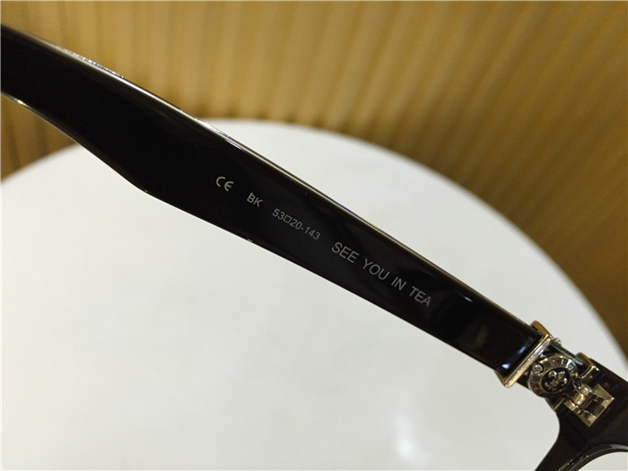 Chrome Hearts See You In Tea Eyeglasses In Black - DesignerGu