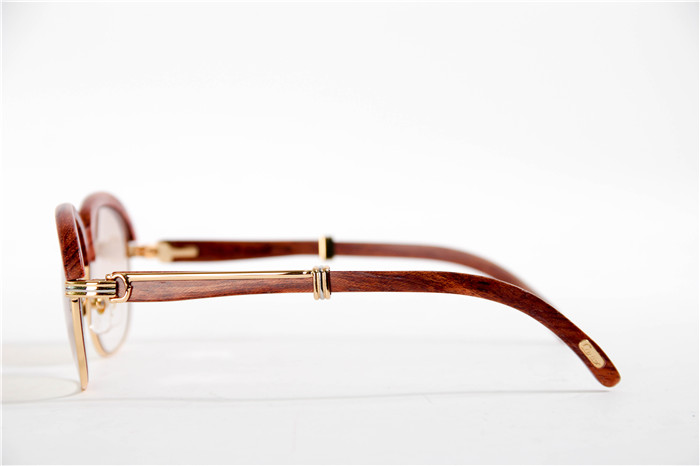 Cartier 1116679 Sunglasses In Gold Brown Gradient - DesignerGu