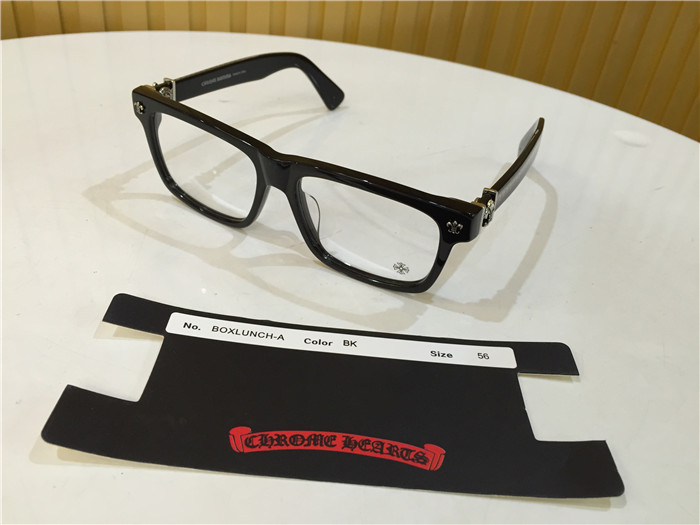 Chrome Hearts Box Lunch-A Eyeglasses In Black - DesignerGu