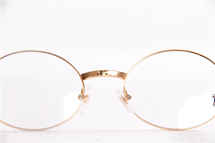 Cartier  51551348 Wood Eyeglasses In Gold - DesignerGu