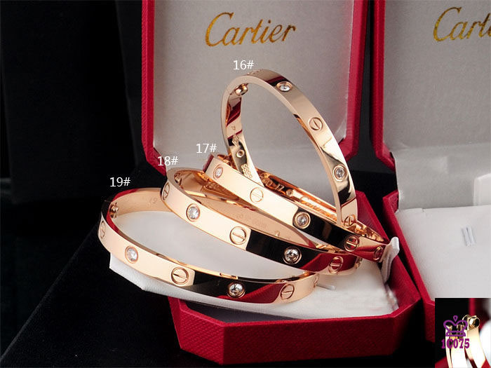 Cartier Classic Love Bracelet Rose Gold With Diamonds - DesignerGu