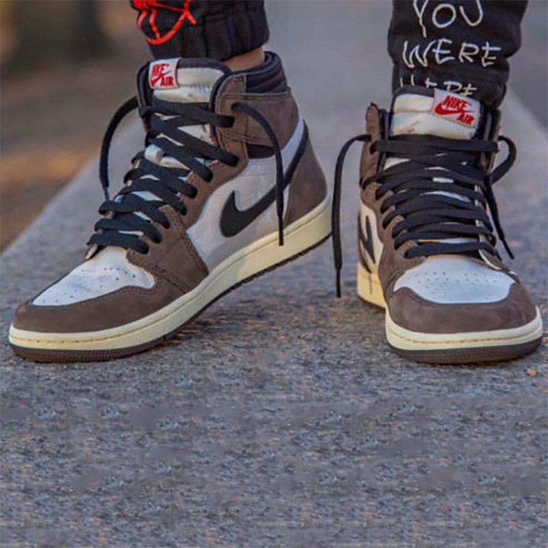 Jordan Travis Scott X Air 1 Sneakers - DesignerGu