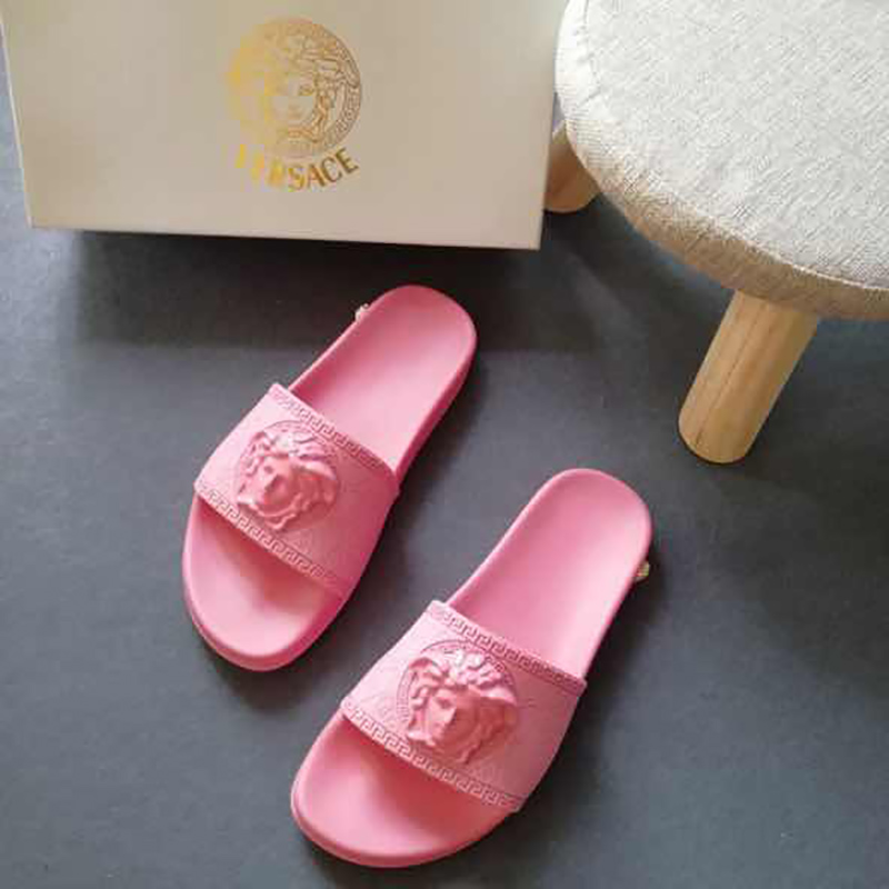 Versace Slides Pink - DesignerGu