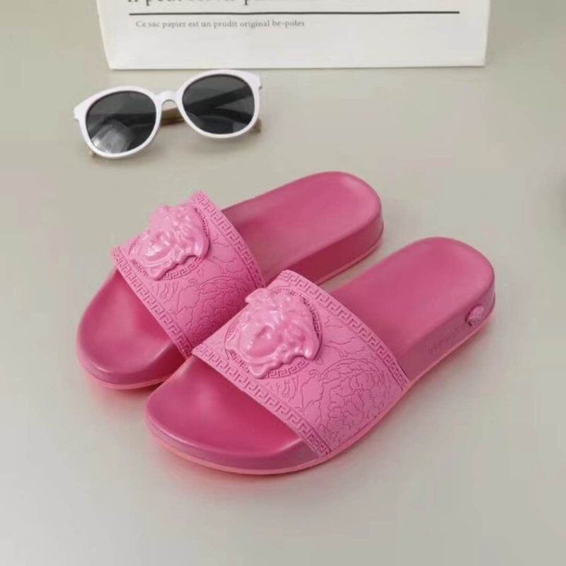 Versace Slides Pink - DesignerGu