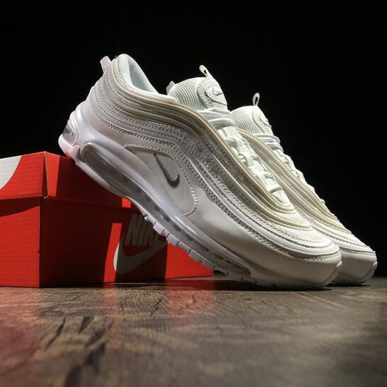 Nike Air Max 97 Triple White  Sneakers  - DesignerGu