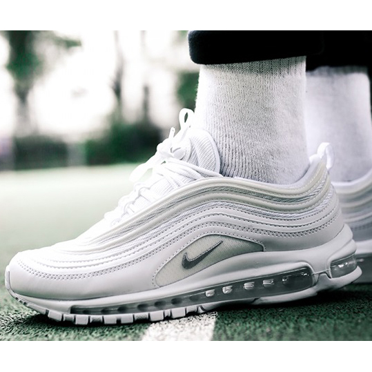 Nike Air Max 97 Triple White  Sneakers  - DesignerGu