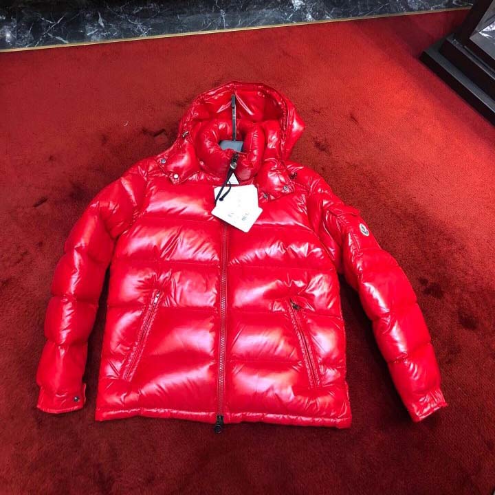 Moncler Red Down Jacket - DesignerGu