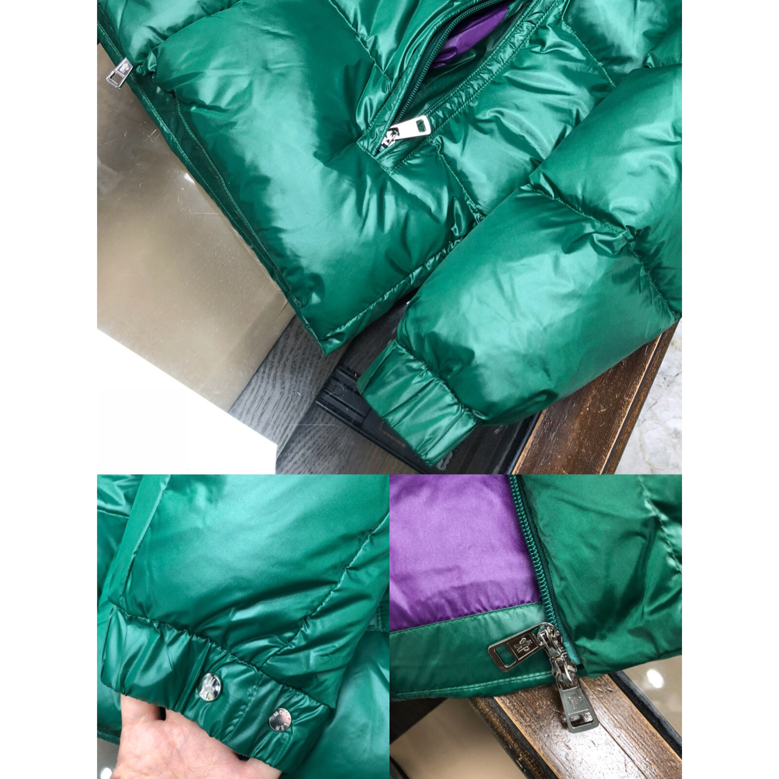 Moncler Down Jacket Blue/Green - DesignerGu