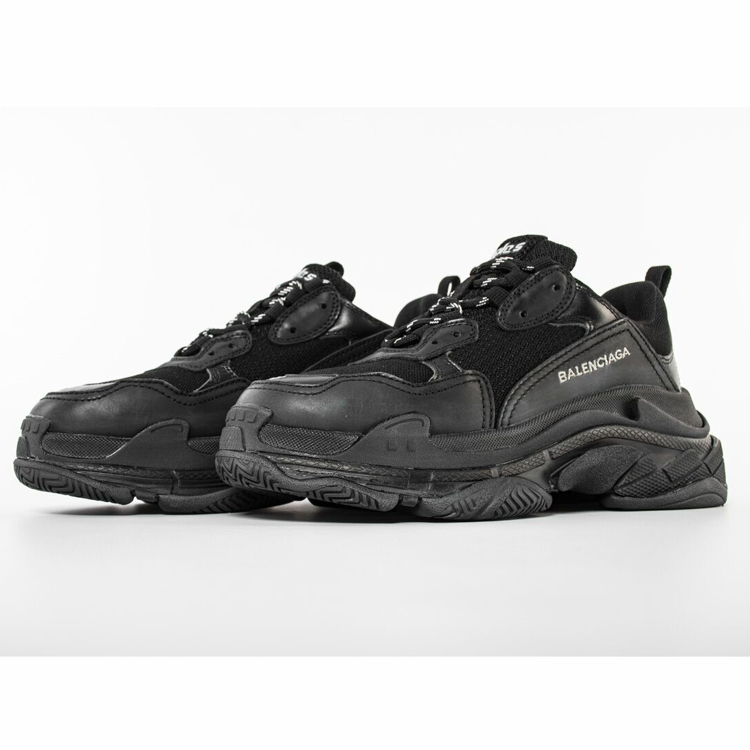 Balenciaga Triple S Trainers Black - DesignerGu