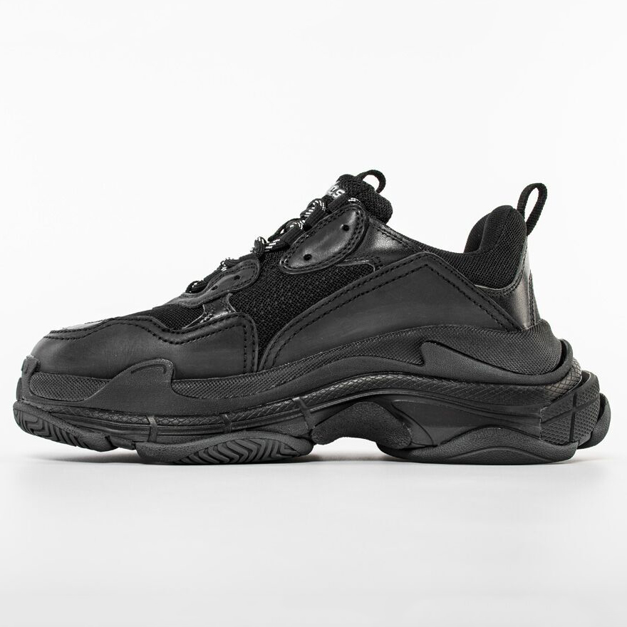 Balenciaga Triple S Trainers Black - DesignerGu