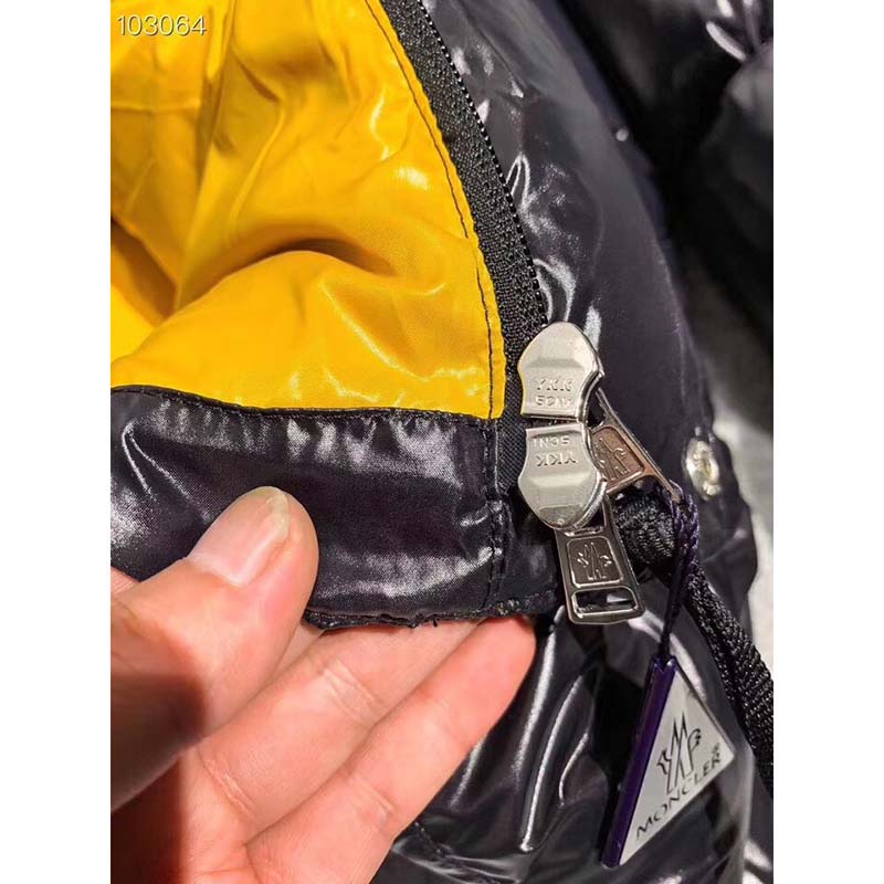 Moncler Down Jacket  Black/Yellow - DesignerGu