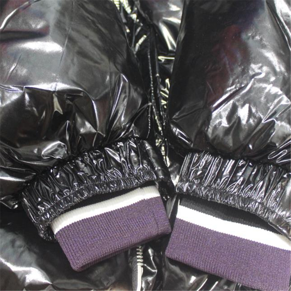 Moncler Down Jacket Black/Purple - DesignerGu