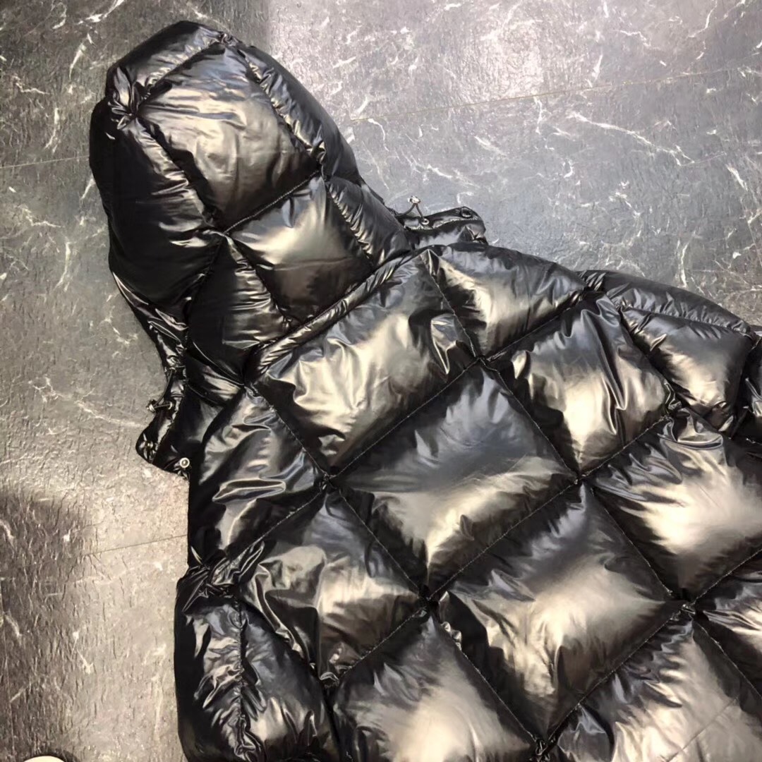 Moncler Black Long Down Jacket - DesignerGu