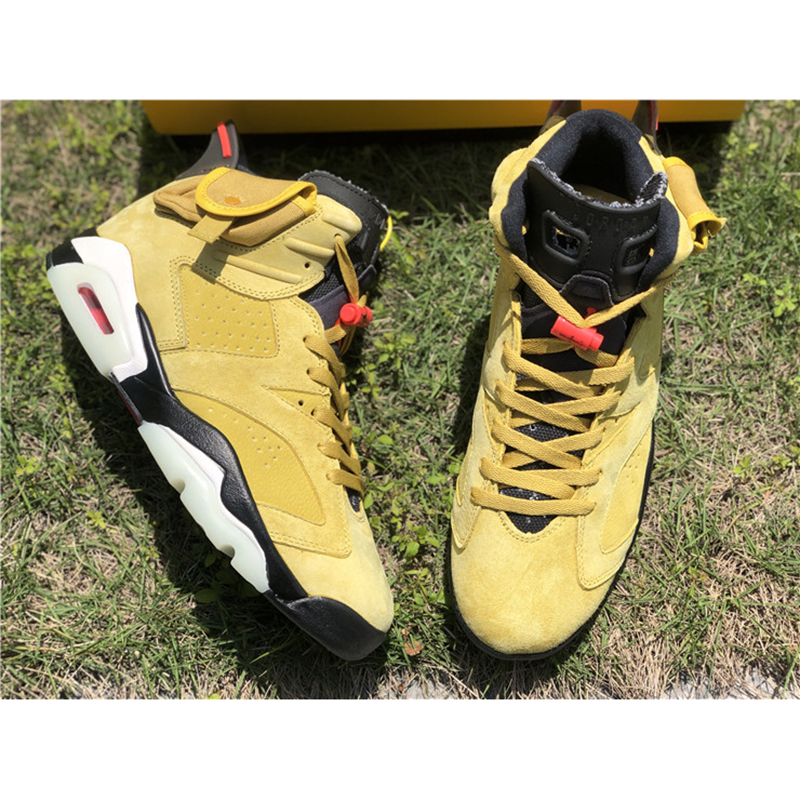 Jordan Travis Scott AJ6 Yellow - DesignerGu