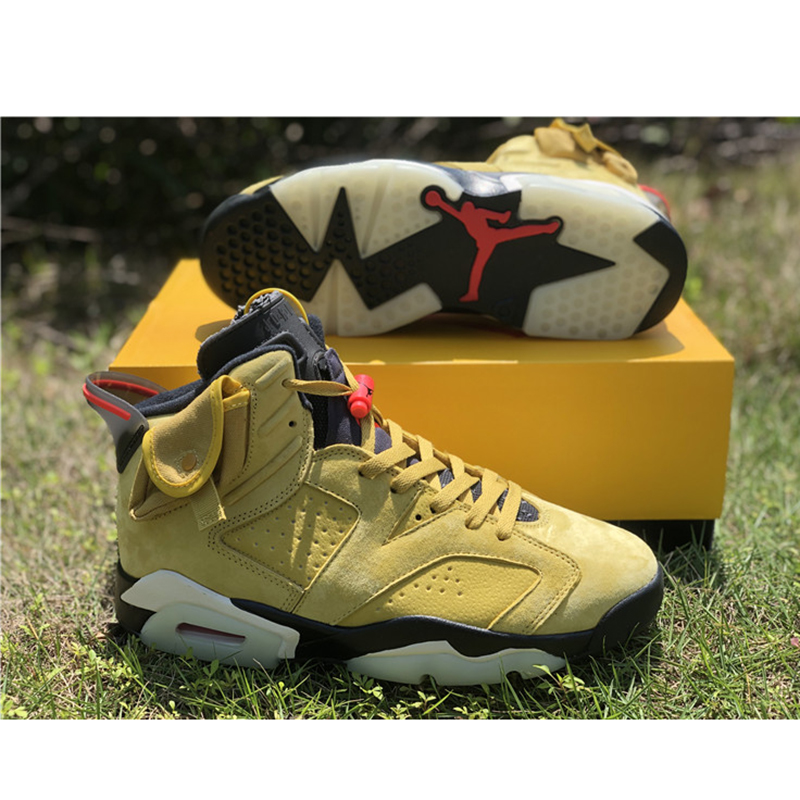 Jordan Travis Scott AJ6 Yellow - DesignerGu