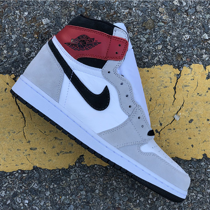 Jordan AJ1 High OG "Particle Grey"   - DesignerGu