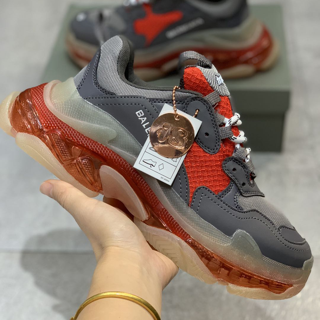 Balenciaga Triple S Clear Sole Sneaker  - DesignerGu