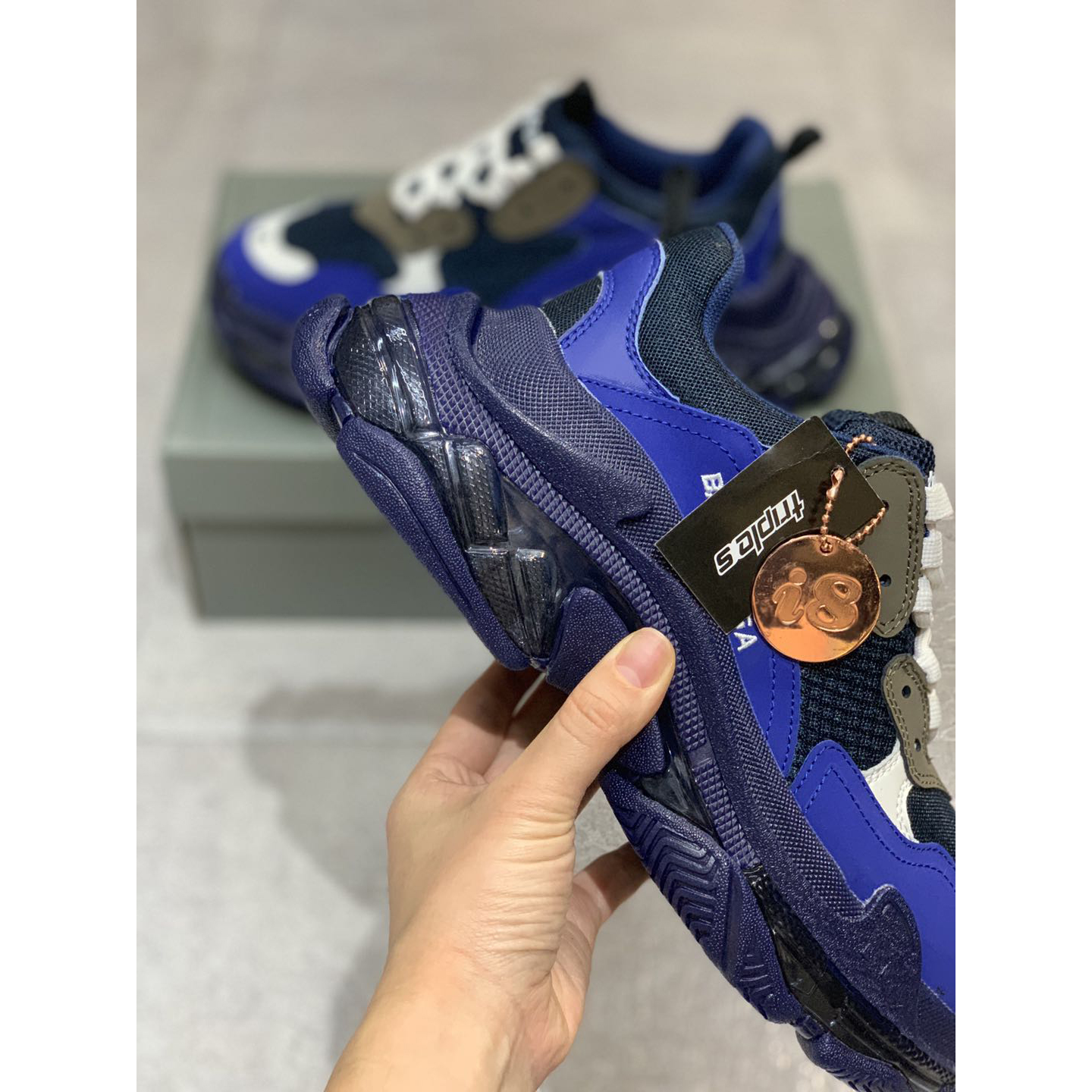 Balenciaga Triple S Clear Sole Sneaker  - DesignerGu