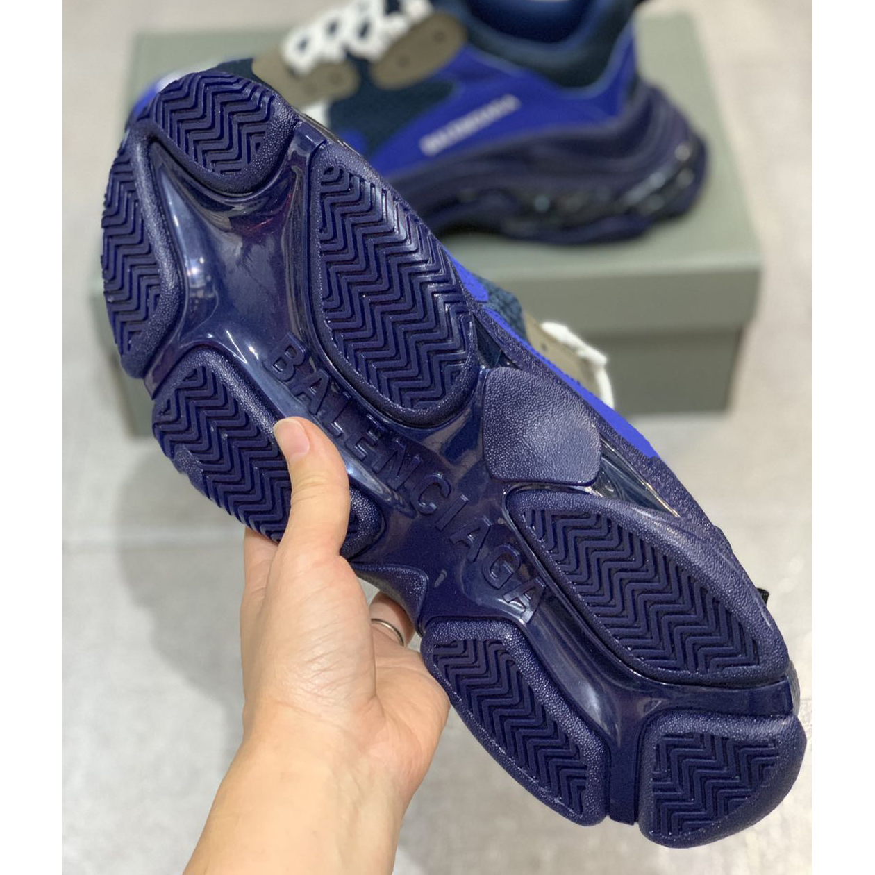 Balenciaga Triple S Clear Sole Sneaker  - DesignerGu