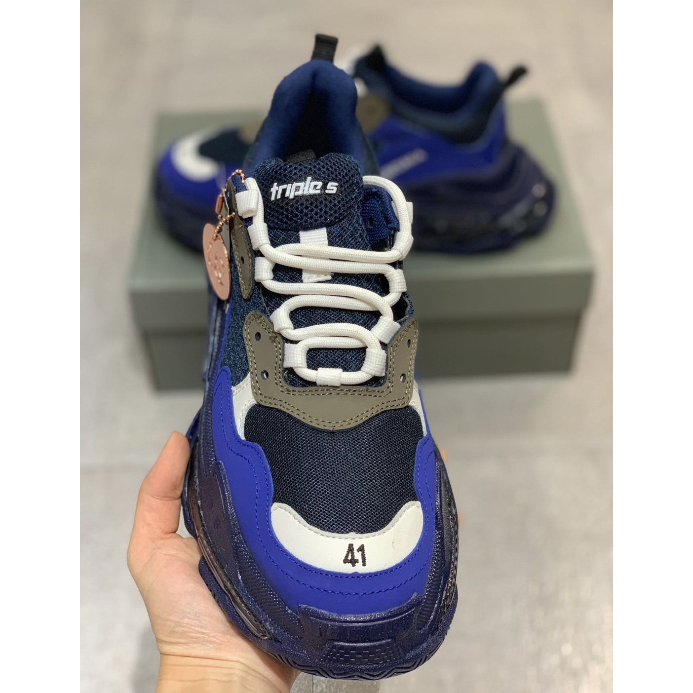 Balenciaga Triple S Clear Sole Sneaker  - DesignerGu