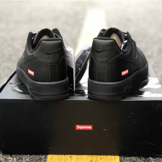 Nike X Supreme Air Force 1 Black - DesignerGu