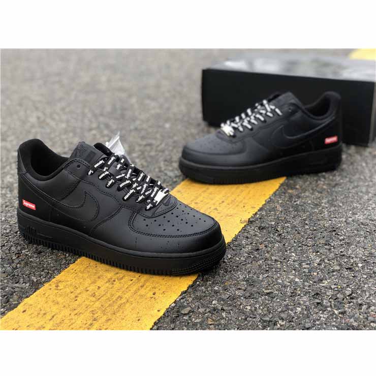 Nike X Supreme Air Force 1 Black - DesignerGu